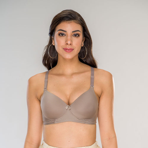 Apple Comfort Lift Full Coverage Bra – Adjustable Straps, 3 Hook Support, Everyday Fit