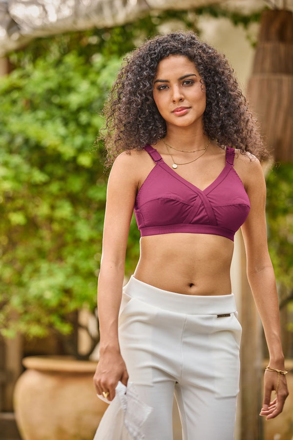 Jamie Cotton Non-Padded Minimiser Bra – Full Coverage Support Bra for Women