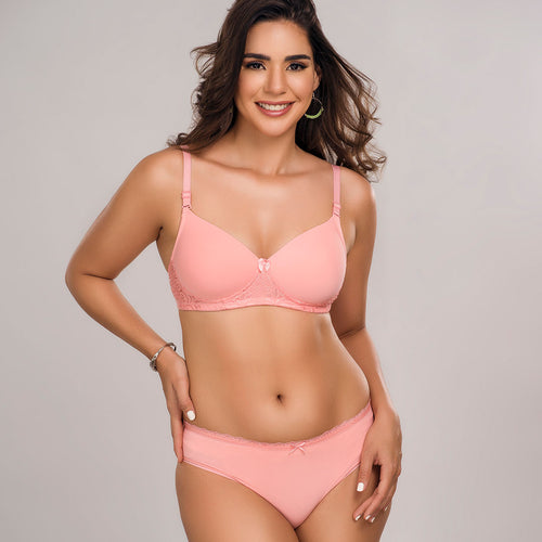 Queen Padded Bra & Panty Set – Soft and Comfortable Lingerie for Women